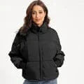 Women’s Winter Baggy Zip Puffer Jacket - Short Down Coat