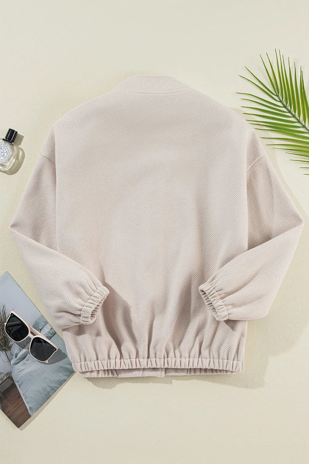 Snap Down Long Sleeve Jacket